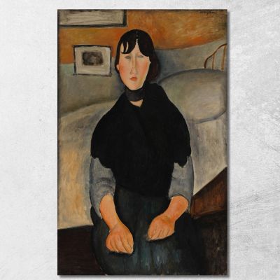Young Woman Of The People Amedeo Modigliani amd78 canvas print 