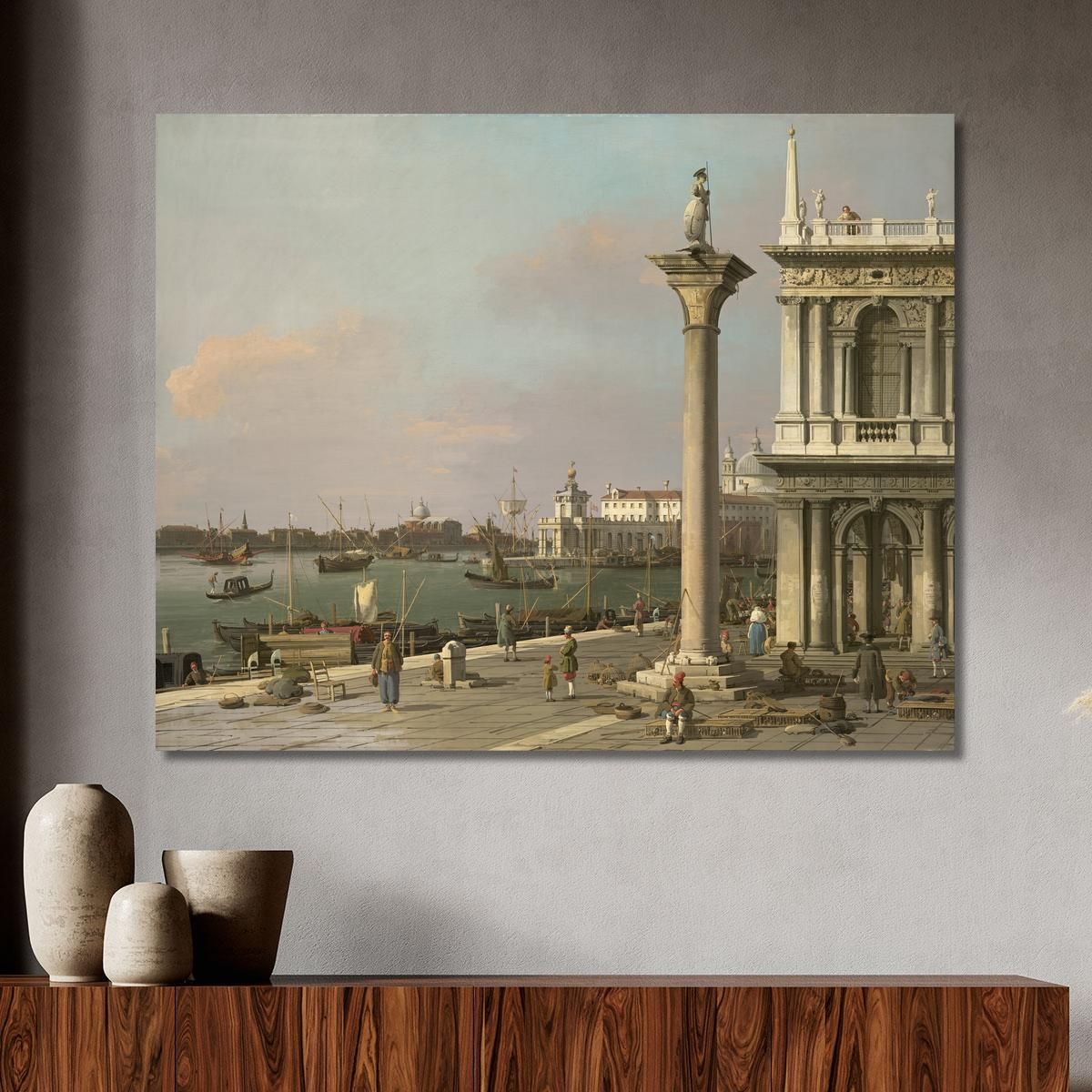 St. Mark'S Basin - From The Piazzetta Canaletto cnl6 canvas print 