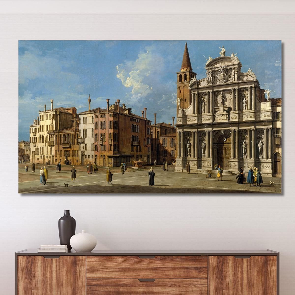 Campo Santa Maria Zobenigo Venice 2 Canaletto cnl9 canvas print 