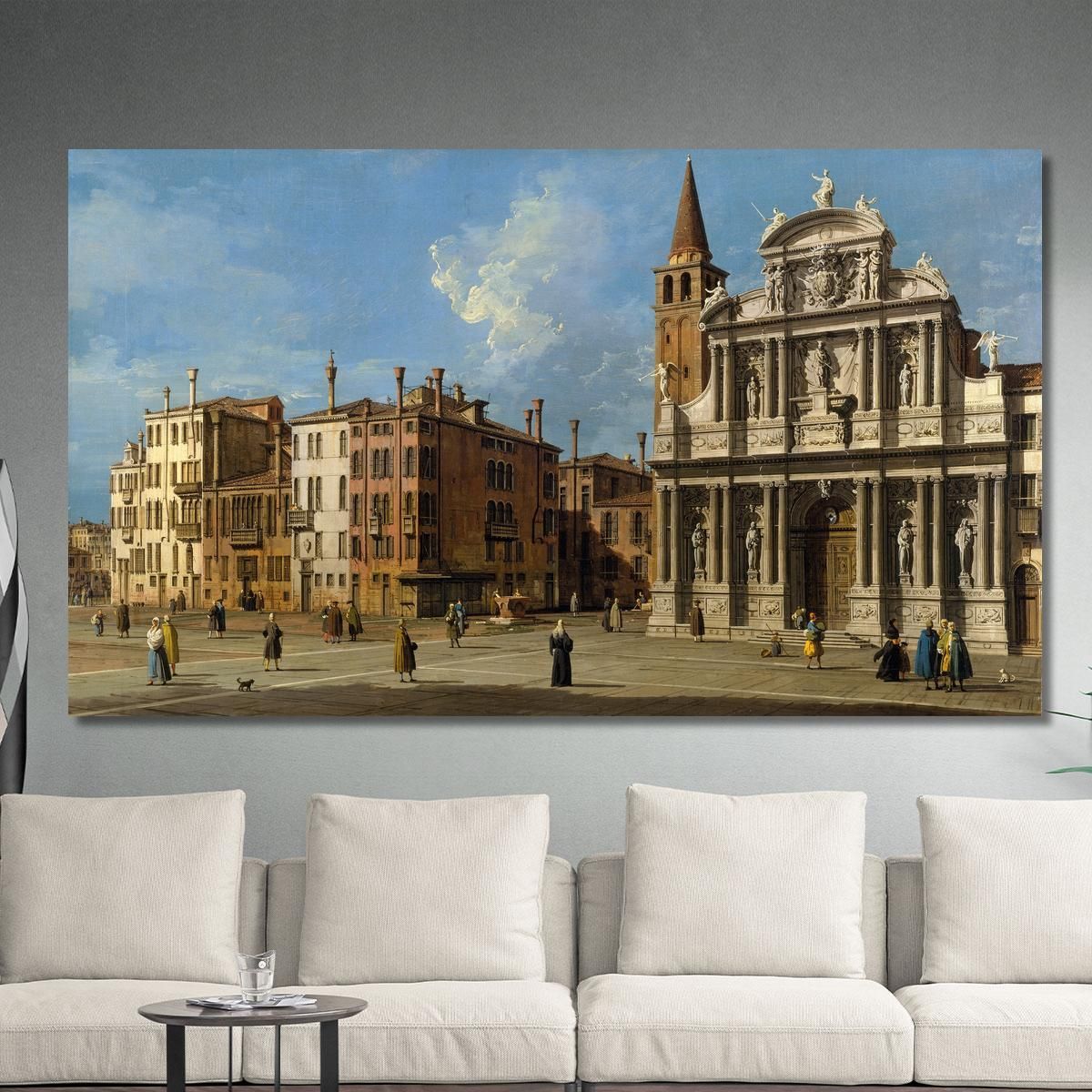 Campo Santa Maria Zobenigo Venice 2 Canaletto cnl9 canvas print 