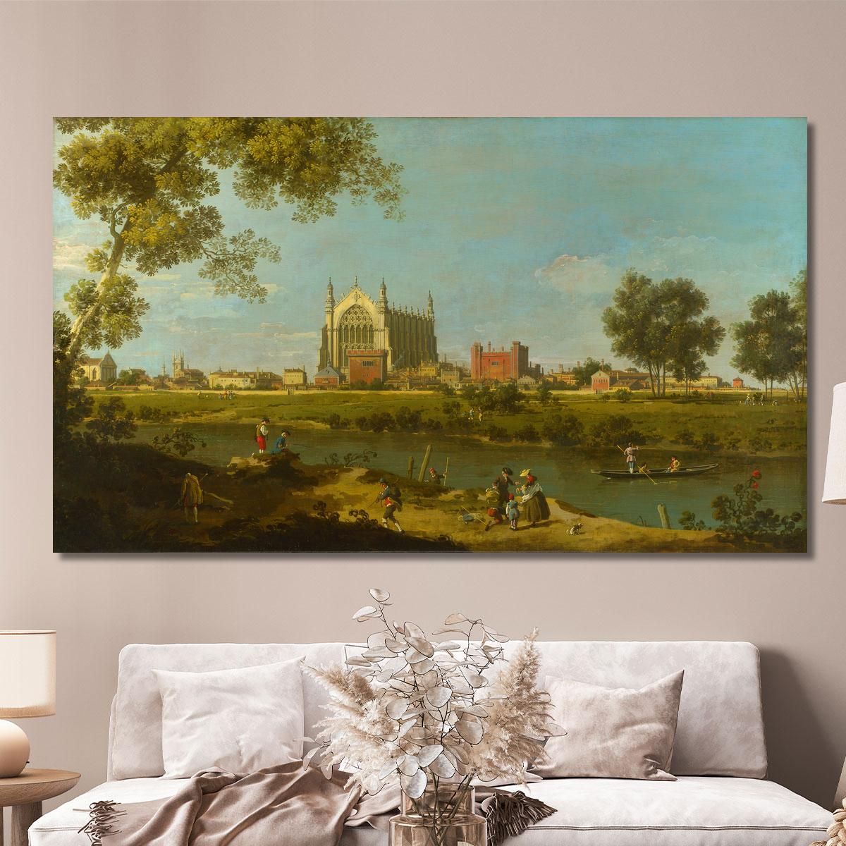 Eton College Canaletto cnl12 canvas print 