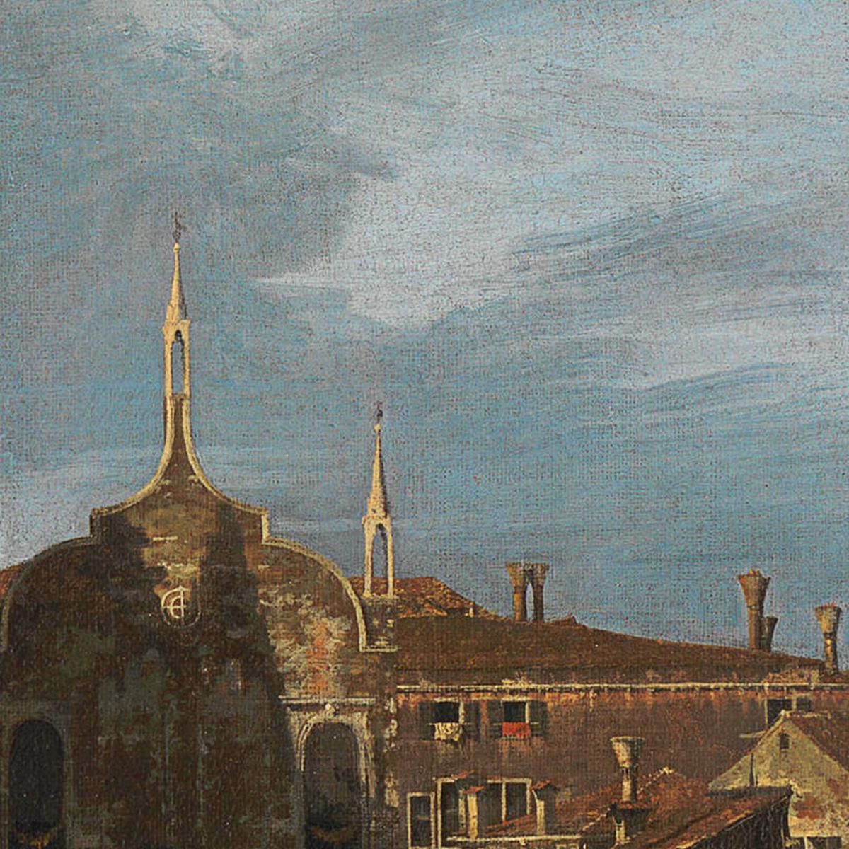The Stonemason'S Yard Canaletto cnl14 canvas print
