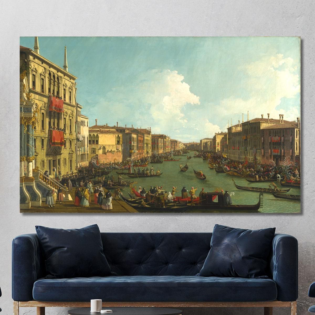 A Regatta On The Grand Canal Canaletto cnl15 canvas print 