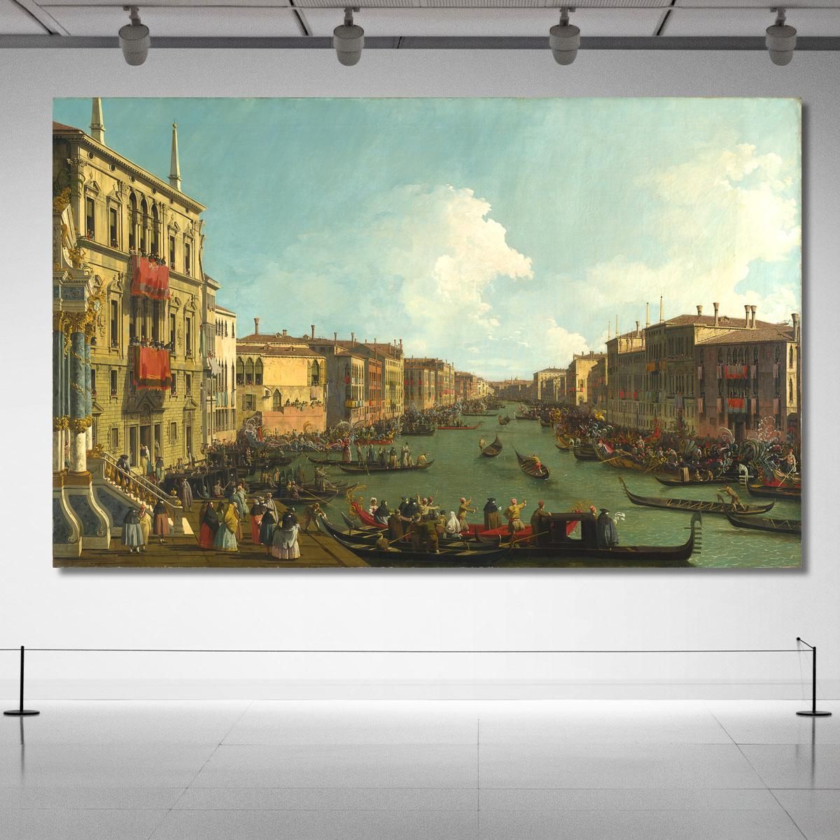 A Regatta On The Grand Canal Canaletto cnl15 canvas print 