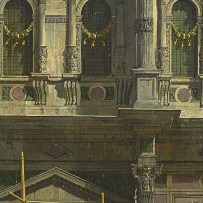 The Feast Day Of Saint Roch Canaletto cnl18 canvas print