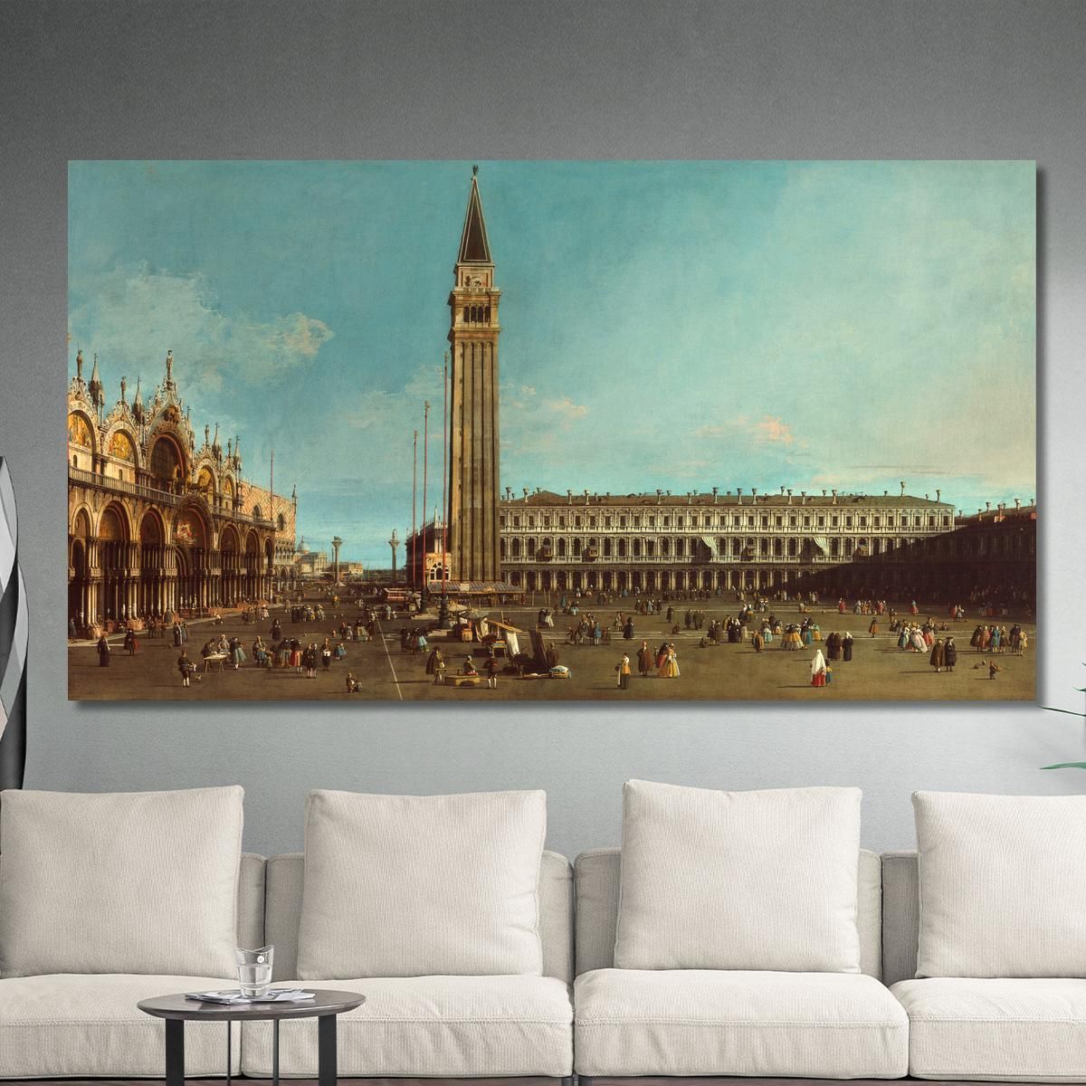 The Piazza San Marco Venice Canaletto cnl21 canvas print 