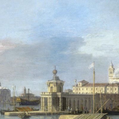 Entrance To The Grand Canal From The Molo Canaletto cnl26 canvas print