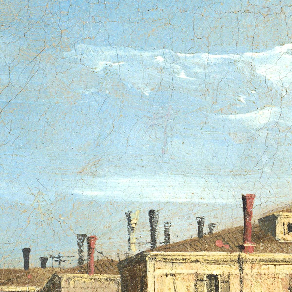 The Grand Canal Facing Santa Croce Canaletto cnl28 canvas print
