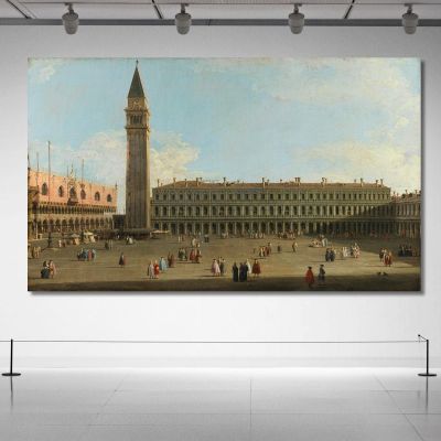 Saint Mark S Square Venice Canaletto cnl38 canvas print 