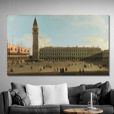 Saint Mark S Square Venice Canaletto cnl38 canvas print 