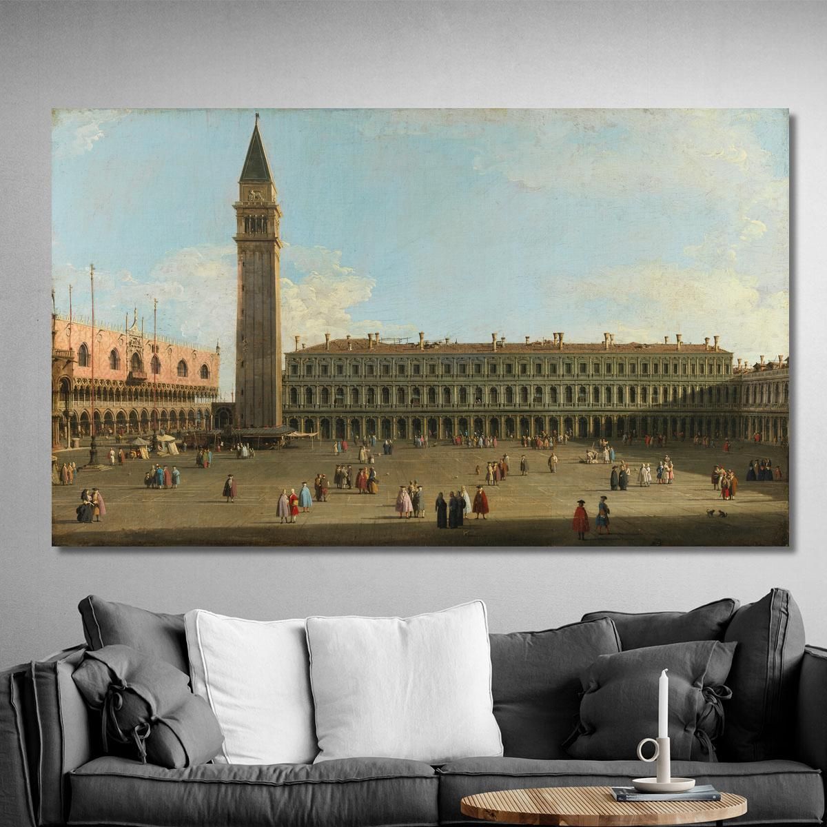 Saint Mark S Square Venice Canaletto cnl38 canvas print 