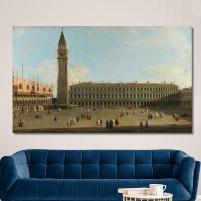 Saint Mark S Square Venice Canaletto cnl38 canvas print 