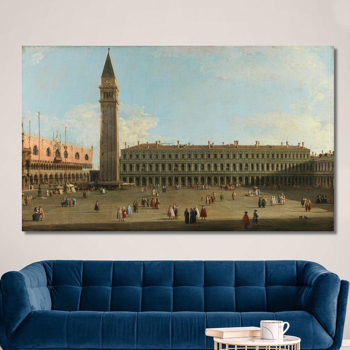 Saint Mark S Square Venice Canaletto cnl38 canvas print 
