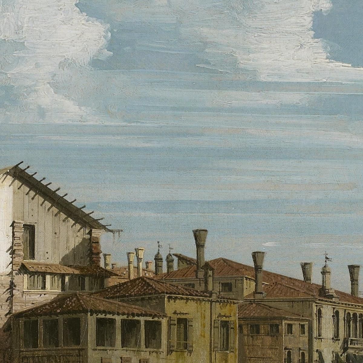 The Grand Canal In Venice From Palazzo Flangini To Campo San Marcuola Canaletto cnl46 canvas print