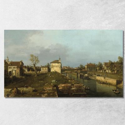 The Porta Portello Padua Canaletto cnl53 canvas print 