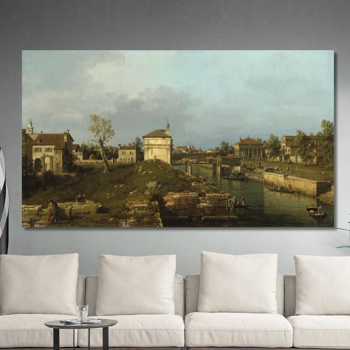 The Porta Portello Padua Canaletto cnl53 canvas print 
