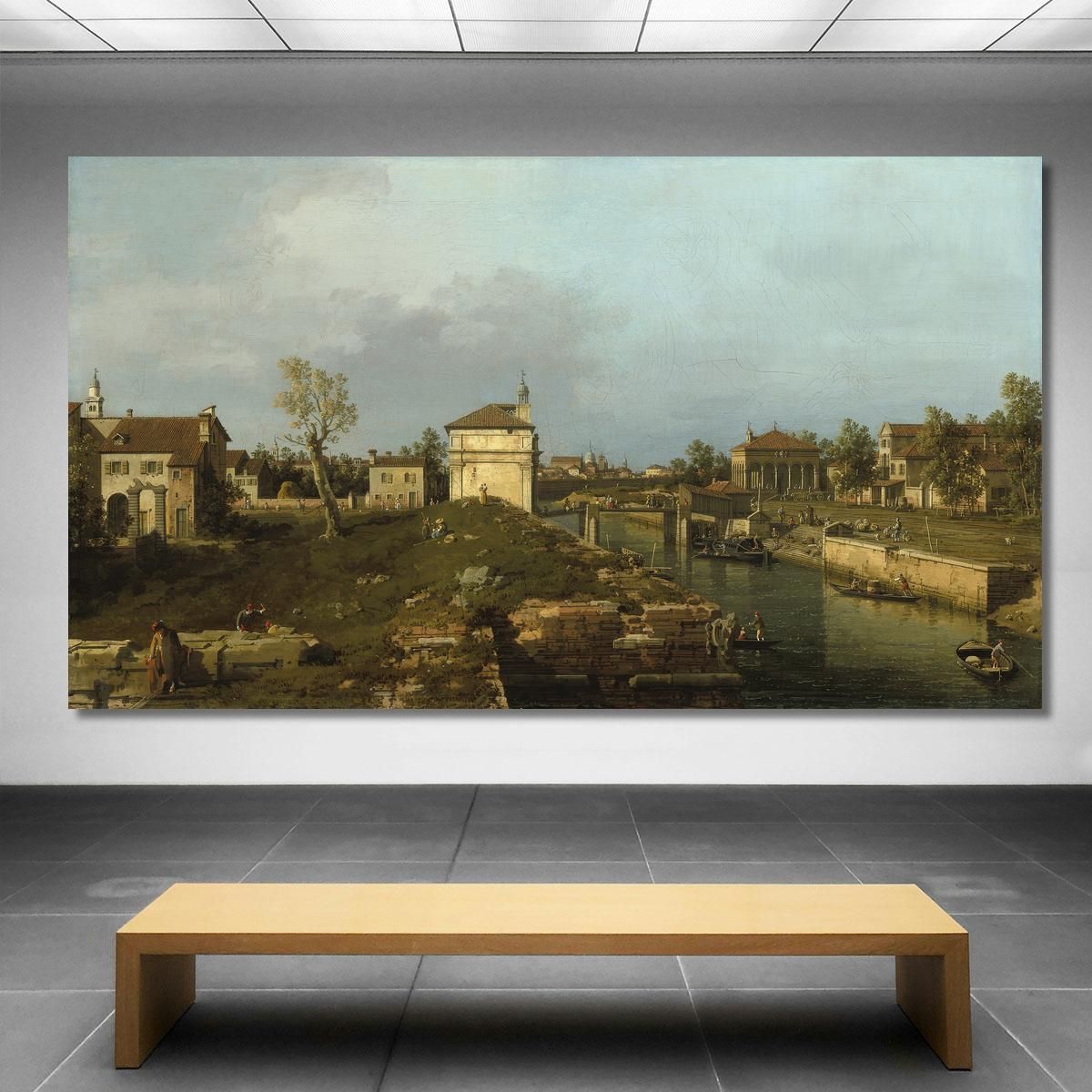 The Porta Portello Padua Canaletto cnl53 canvas print 