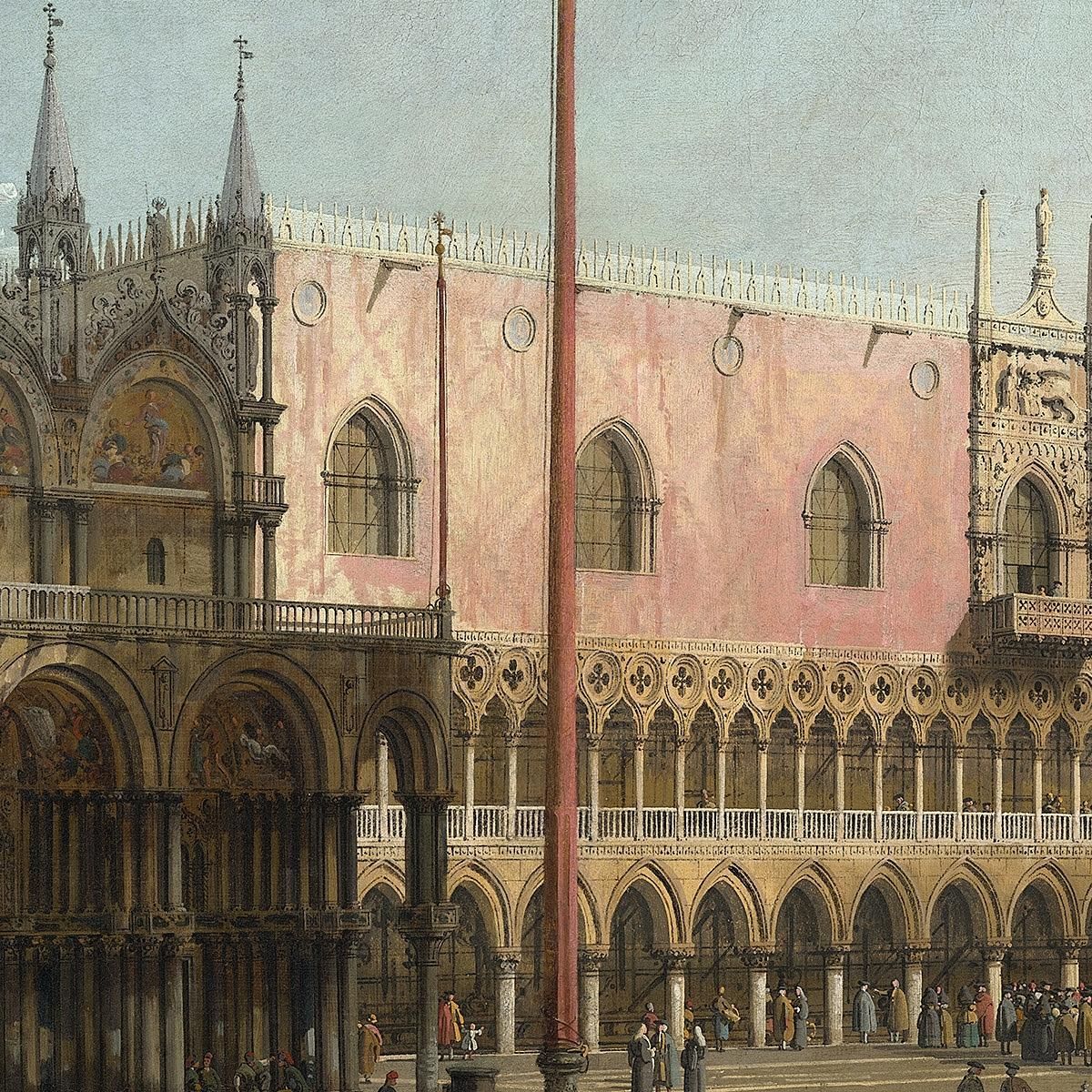 The Square Of Saint Mark'S Venice Canaletto cnl54 canvas print