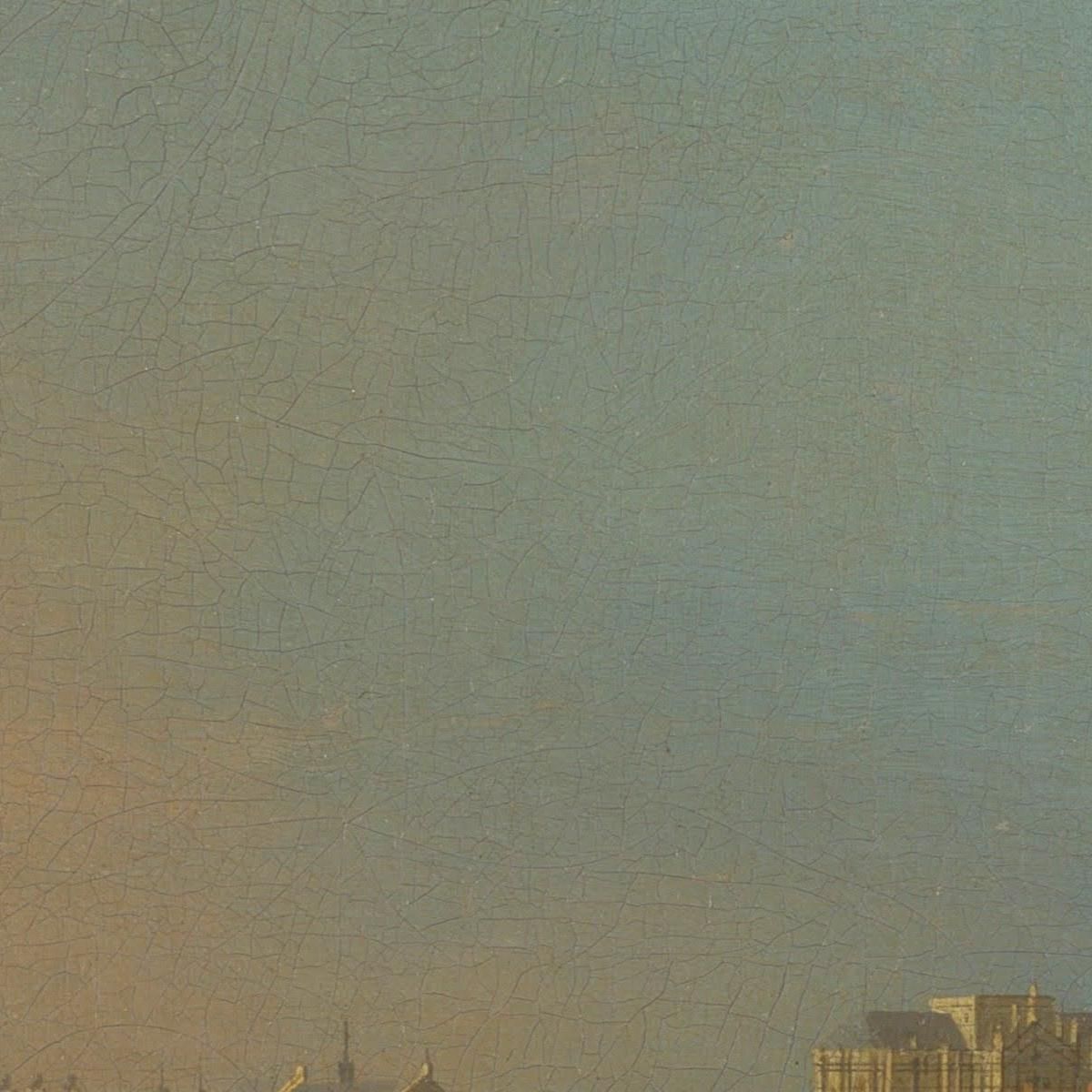 The Thames From The Terrace Of Somerset House Looking Toward Westminster Canaletto cnl55 canvas print
