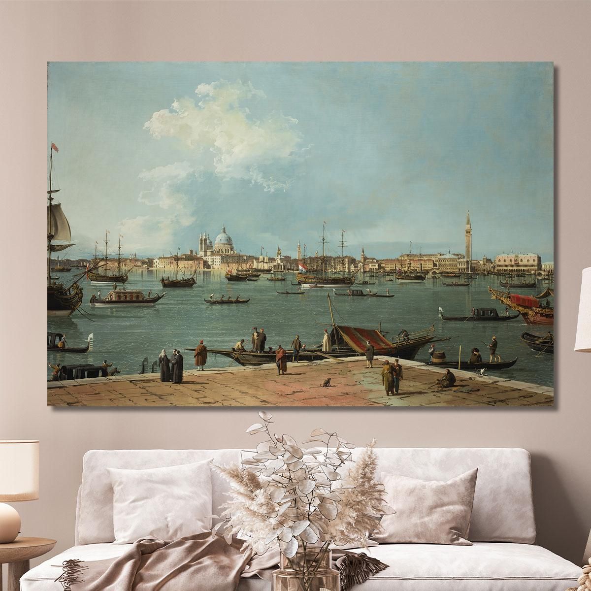 Venice The Bacino Di San Marco From San Giorgio Maggiore Canaletto cnl59 canvas print 