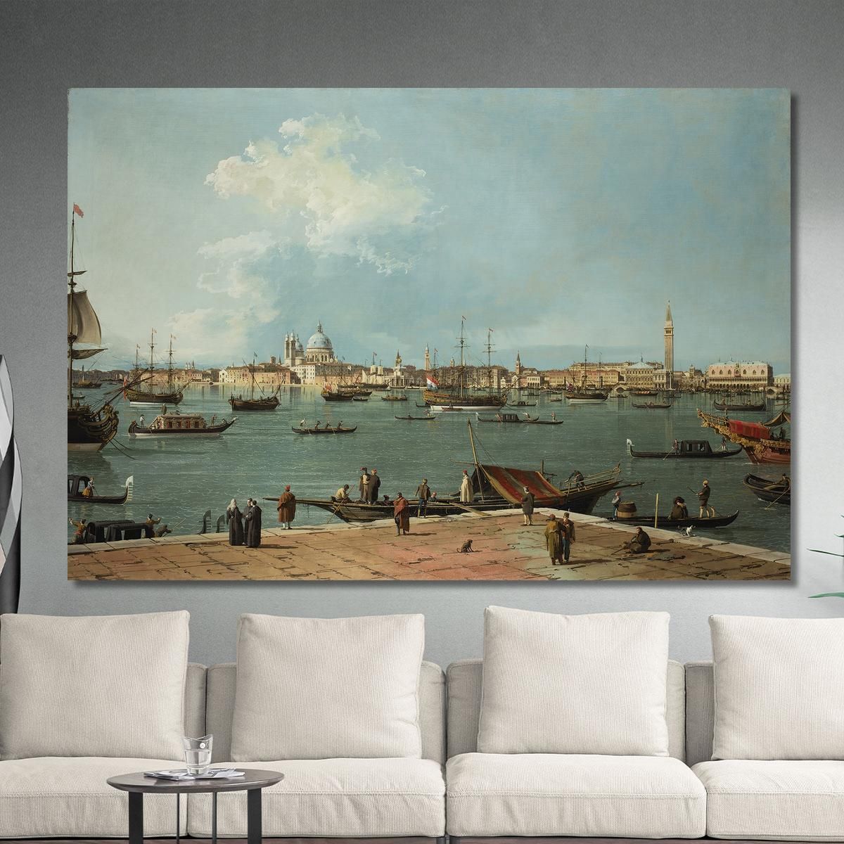 Venice The Bacino Di San Marco From San Giorgio Maggiore Canaletto cnl59 canvas print 