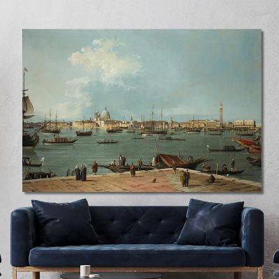 Venice The Bacino Di San Marco From San Giorgio Maggiore Canaletto cnl59 canvas print 