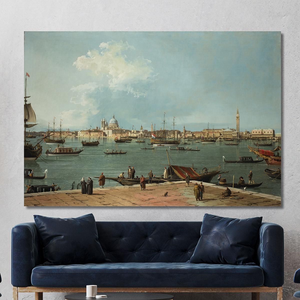 Venice The Bacino Di San Marco From San Giorgio Maggiore Canaletto cnl59 canvas print 