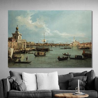 Venice The San Marco Basin From The Giudecca Canal Canaletto cnl60 canvas print 