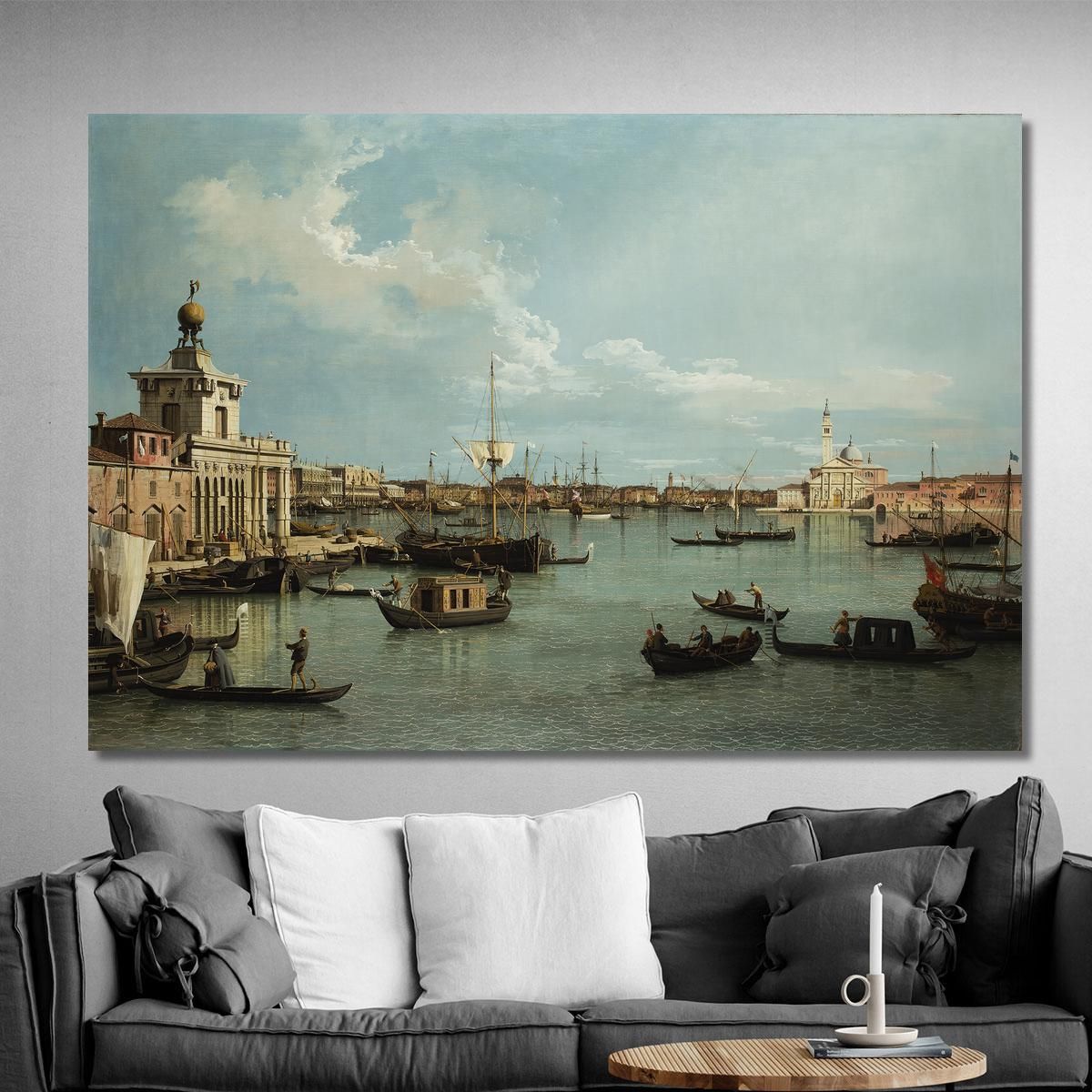 Venice The San Marco Basin From The Giudecca Canal Canaletto cnl60 canvas print 