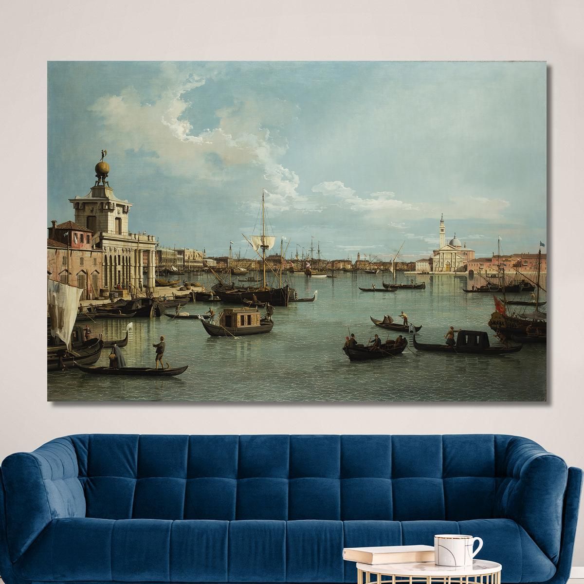 Venice The San Marco Basin From The Giudecca Canal Canaletto cnl60 canvas print 