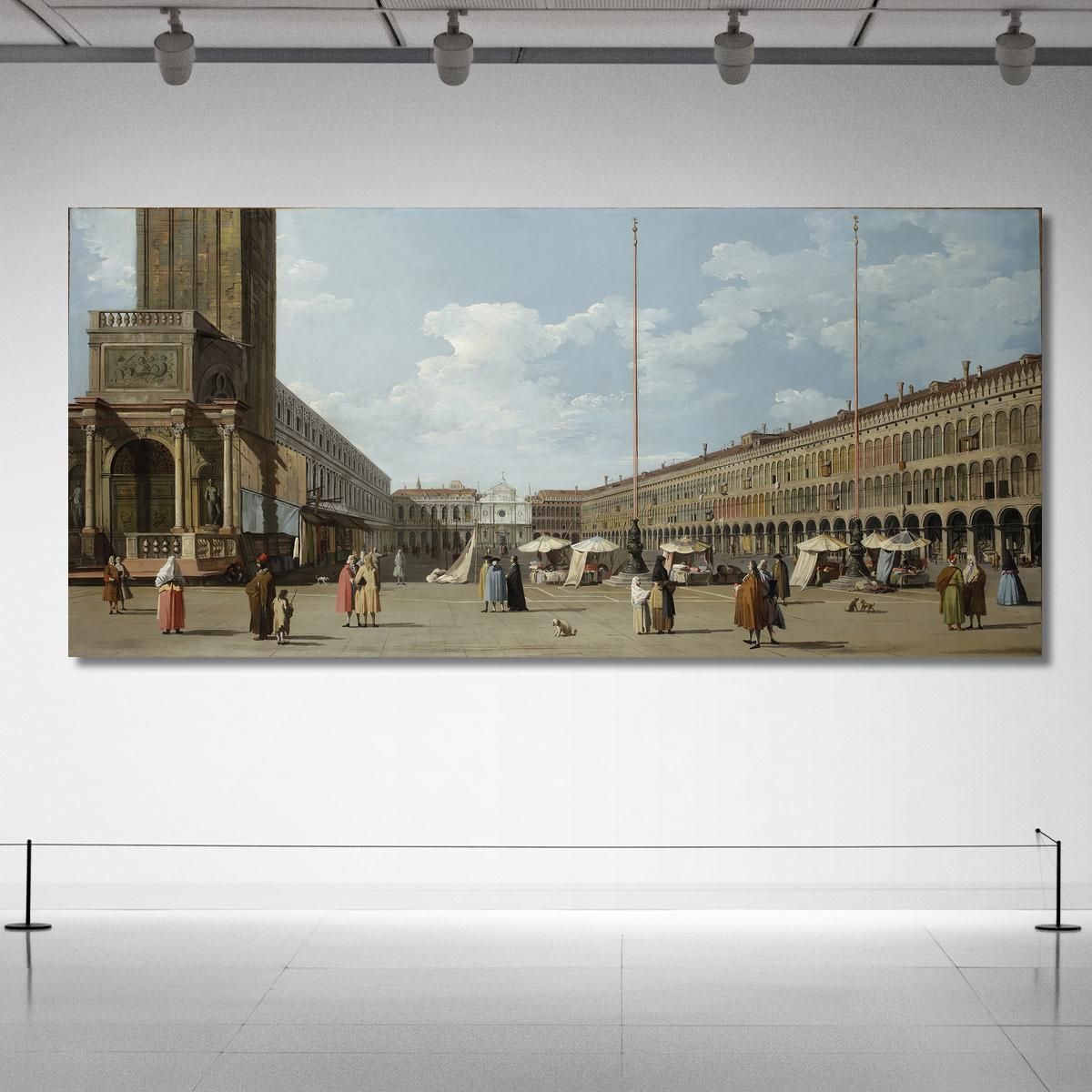 Venice The Molo With Santa Maria Della Salute Canaletto cnl67 canvas print 