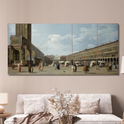 Venice The Molo With Santa Maria Della Salute Canaletto cnl67 canvas print 