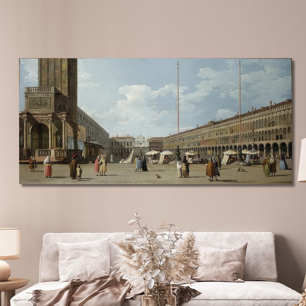 Venice The Molo With Santa Maria Della Salute Canaletto cnl67 canvas print 