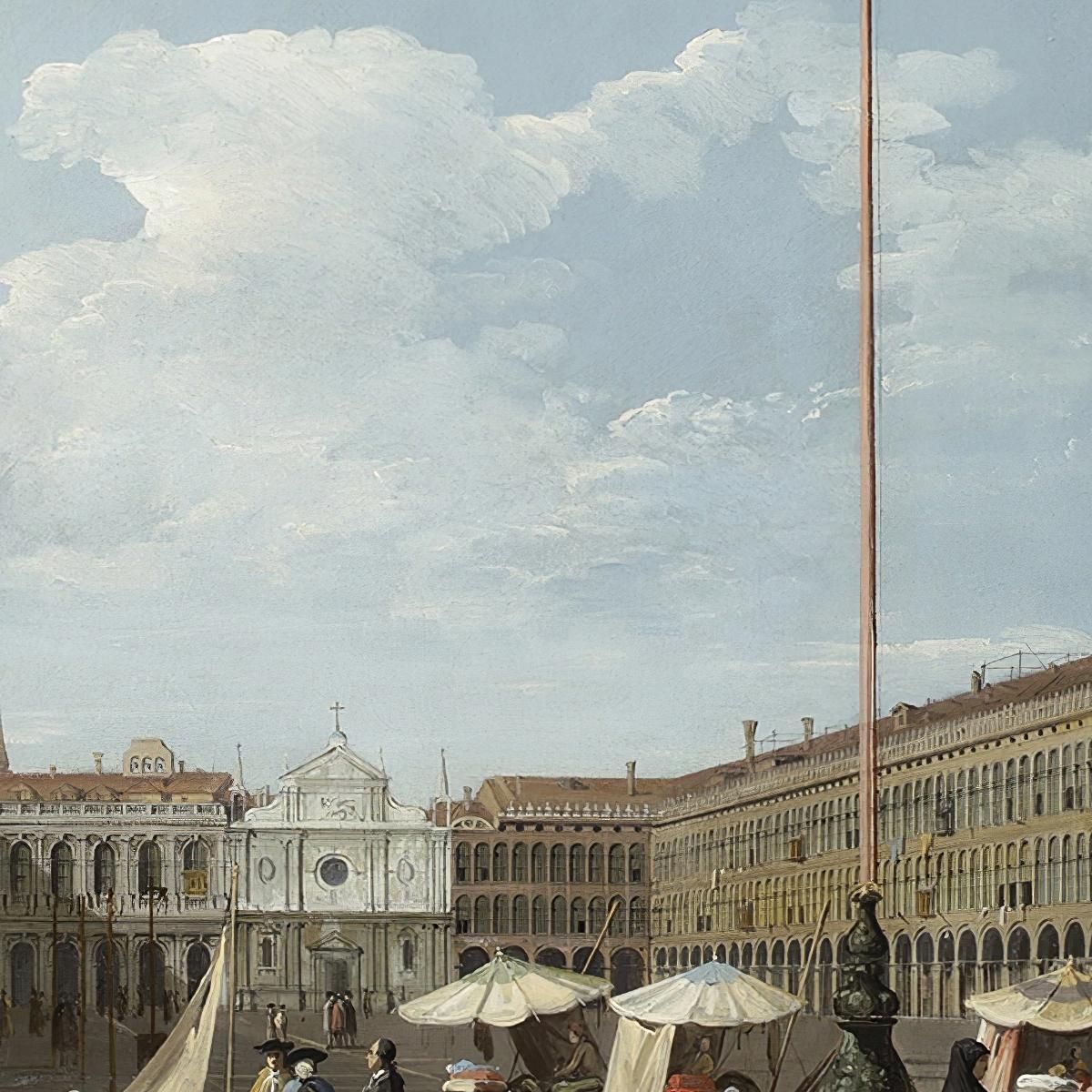 Venice The Molo With Santa Maria Della Salute Canaletto cnl67 canvas print
