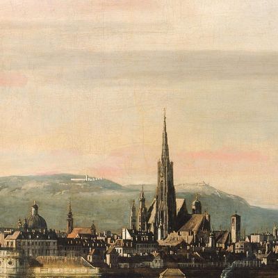 Vienna Viewed From The Belvedere Palace Canaletto cnl70 canvas print