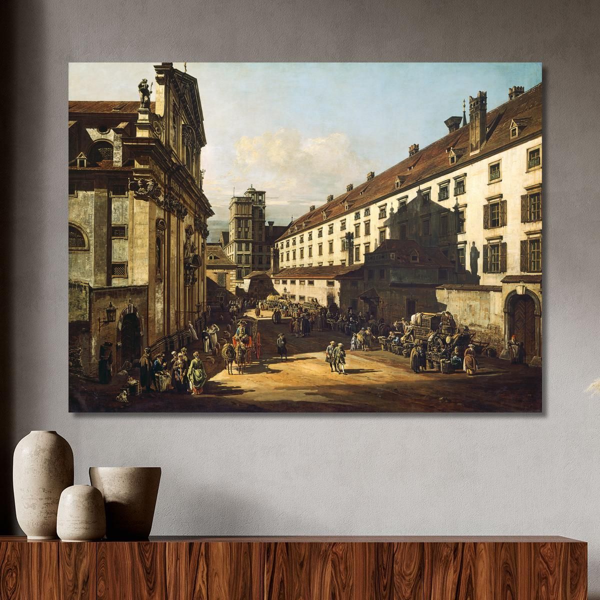 Vienna Dominican Church Canaletto cnl71 canvas print 