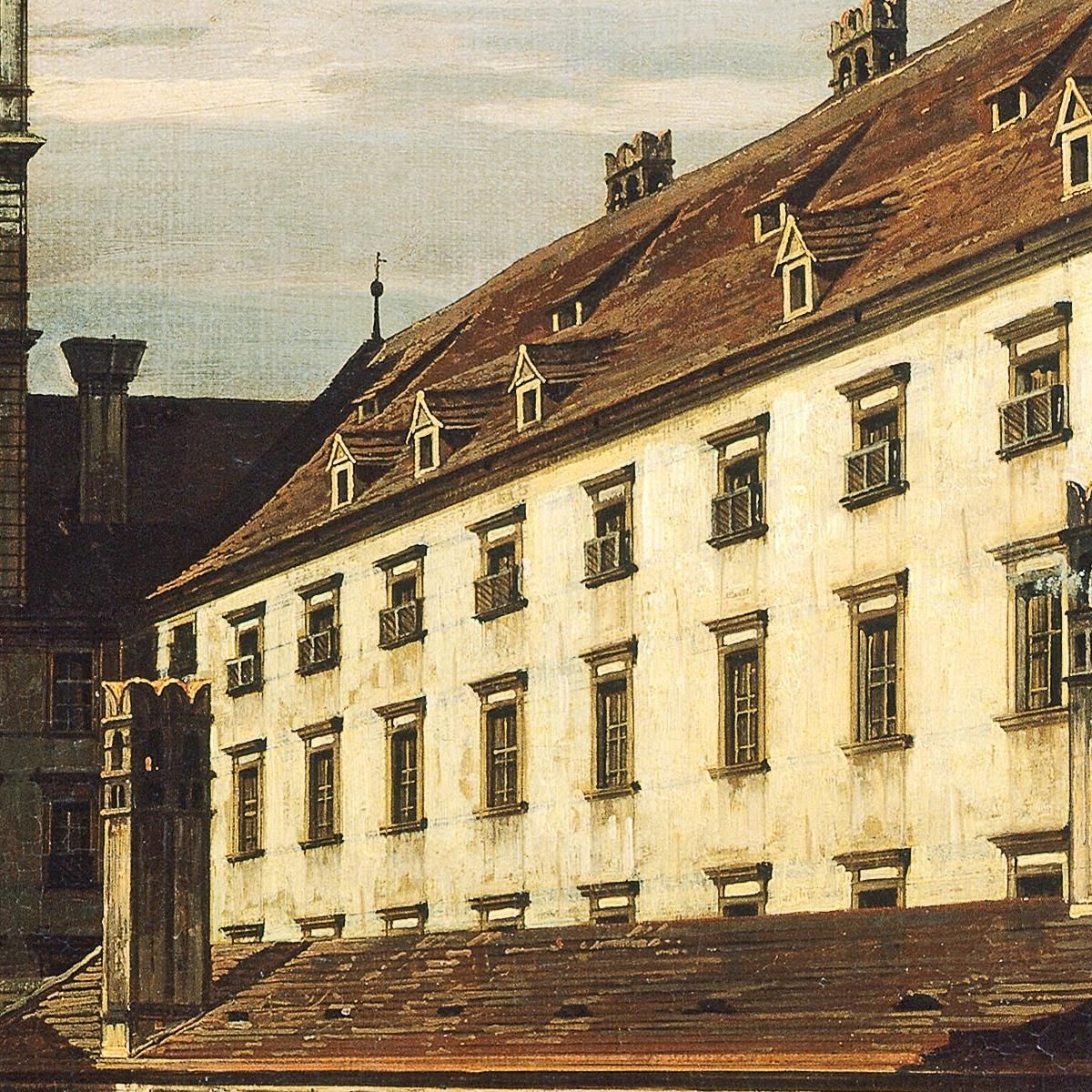 Vienna Dominican Church Canaletto cnl71 canvas print