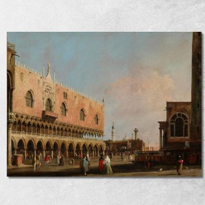 View Of The Piazzetta San Marco Looking South Canaletto cnl74 canvas print 
