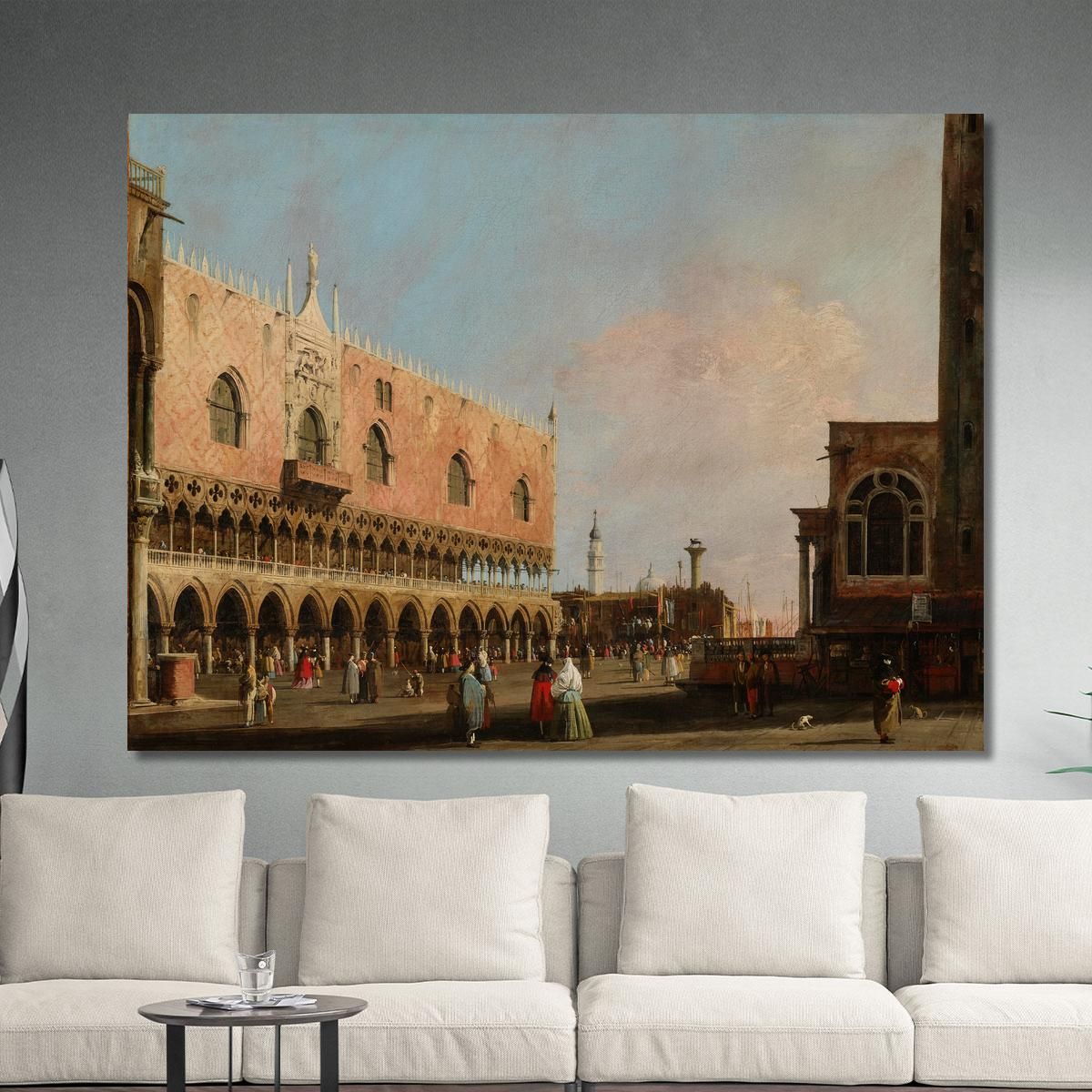 View Of The Piazzetta San Marco Looking South Canaletto cnl74 canvas print 