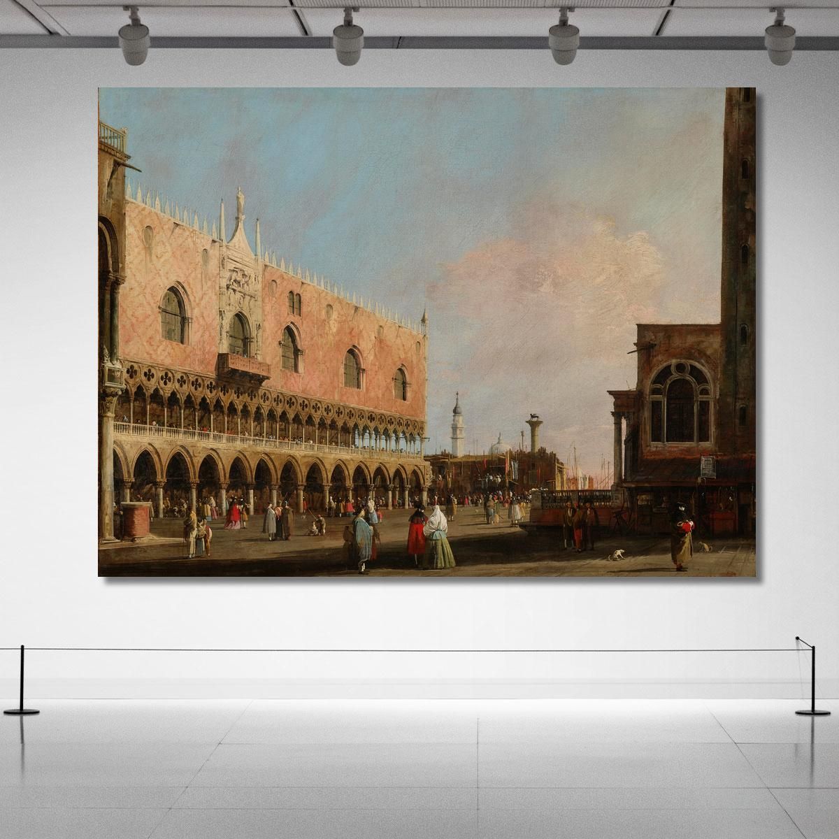 View Of The Piazzetta San Marco Looking South Canaletto cnl74 canvas print 
