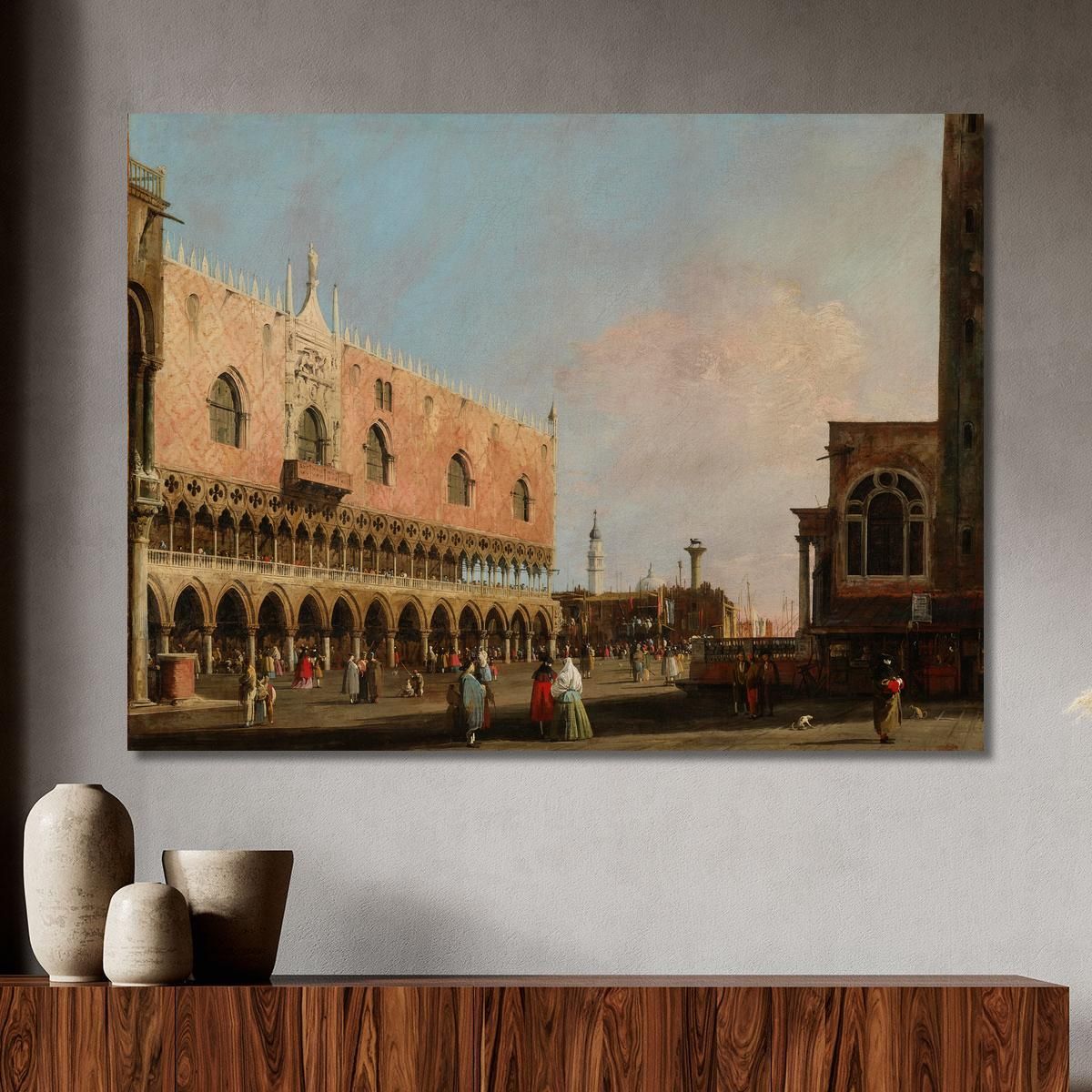 View Of The Piazzetta San Marco Looking South Canaletto cnl74 canvas print 