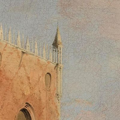 View Of The Piazzetta San Marco Looking South Canaletto cnl74 canvas print