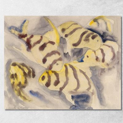 Fish Series No. 3 Charles Demuth cdm15 canvas print 