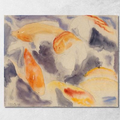 Fish Series No. 4 Charles Demuth, cdm16 canvas print