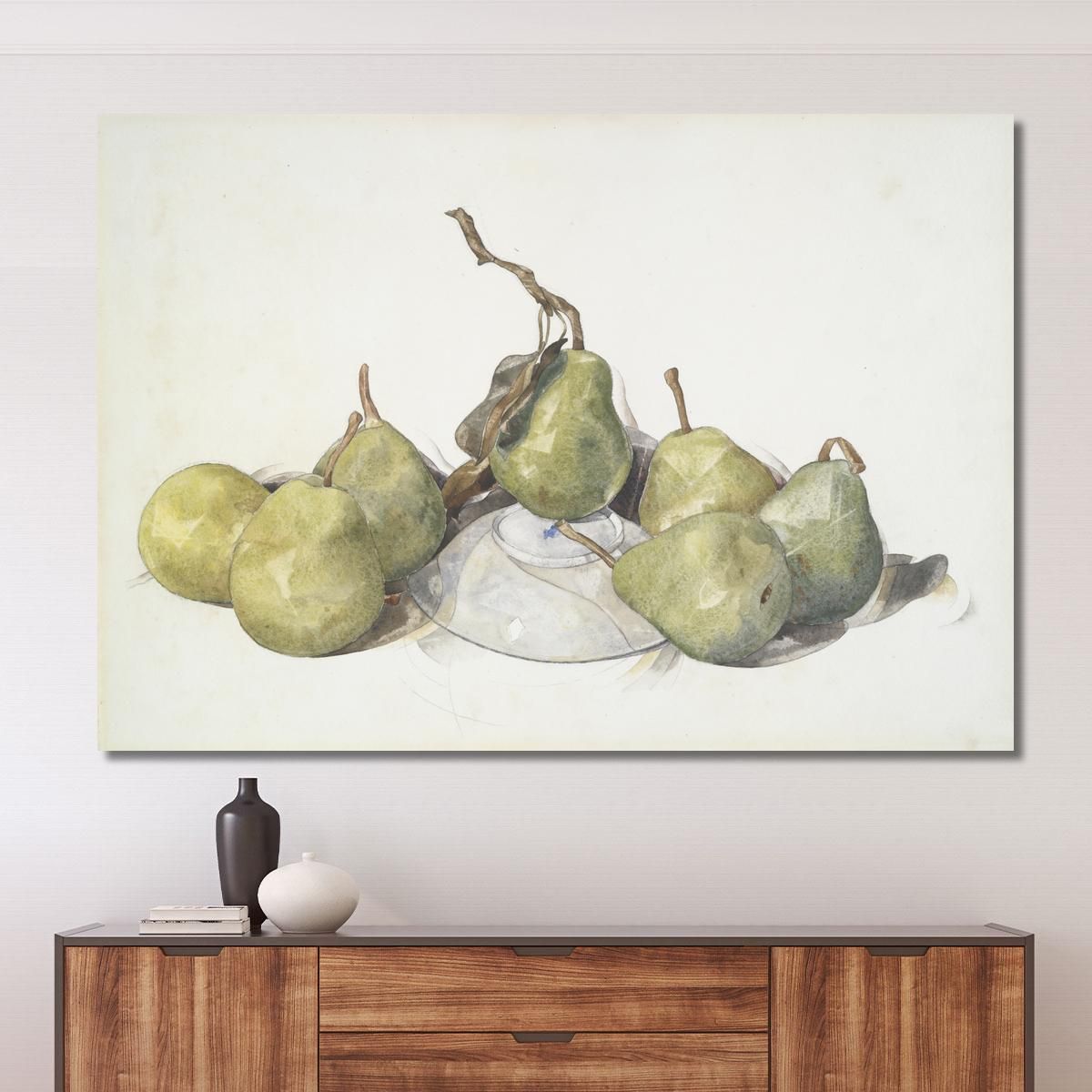 Green Pears Charles Demuth, cdm18 canvas print