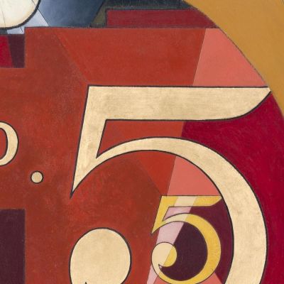 I Saw The Figure 5 In Gold Charles Demuth, cdm22 ภาพพิมพ์บนผ้าใบแคนวาส