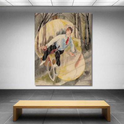 In Vaudeville The Bicycle Rider Charles Demuth, cdm25 canvas print