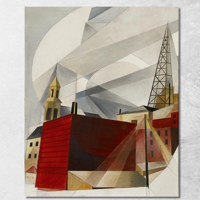 Lancaster Charles Demuth, cdm28 ภาพพิมพ์บนผ้าใบแคนวาส