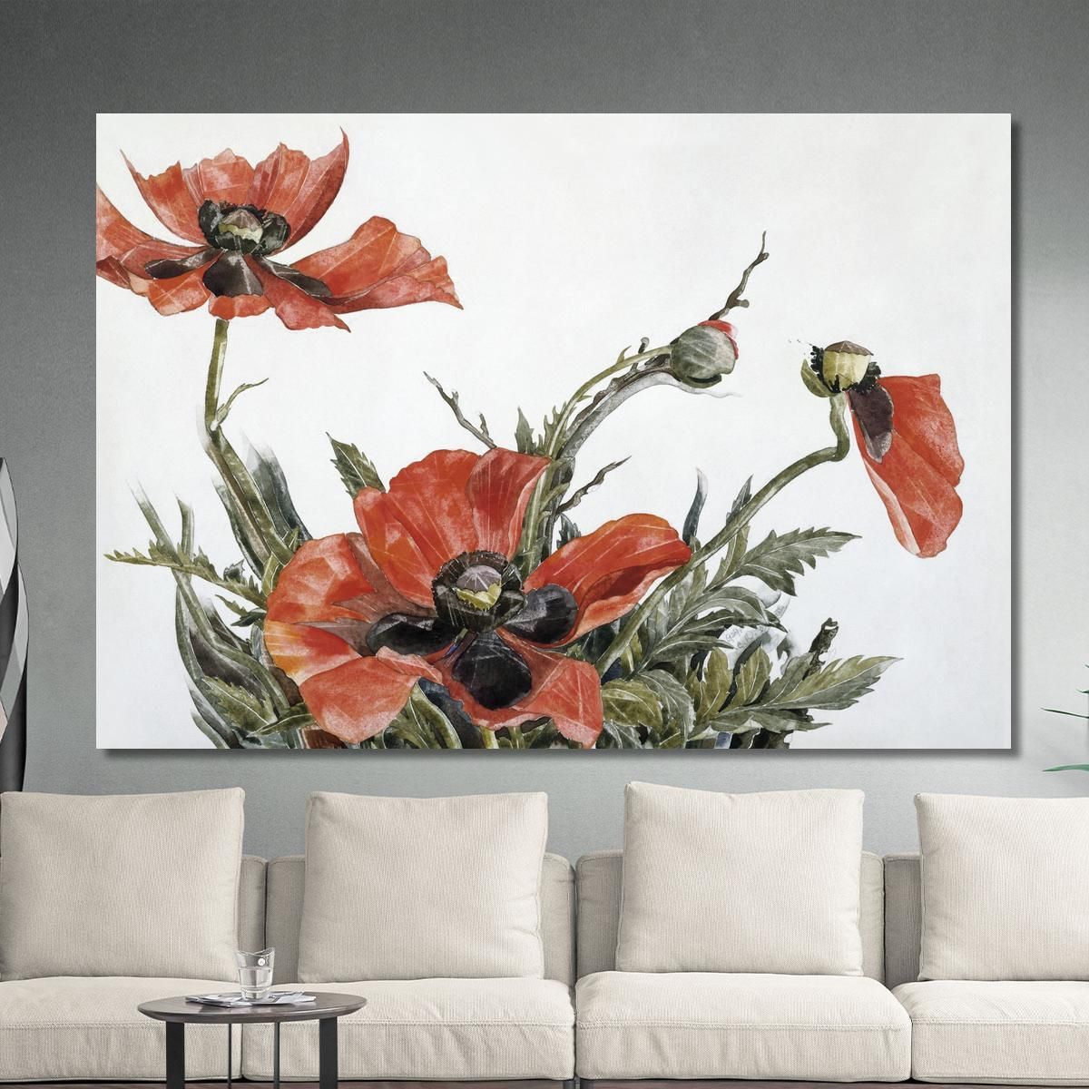 Red Poppies Charles Demuth cdm42 canvas print 