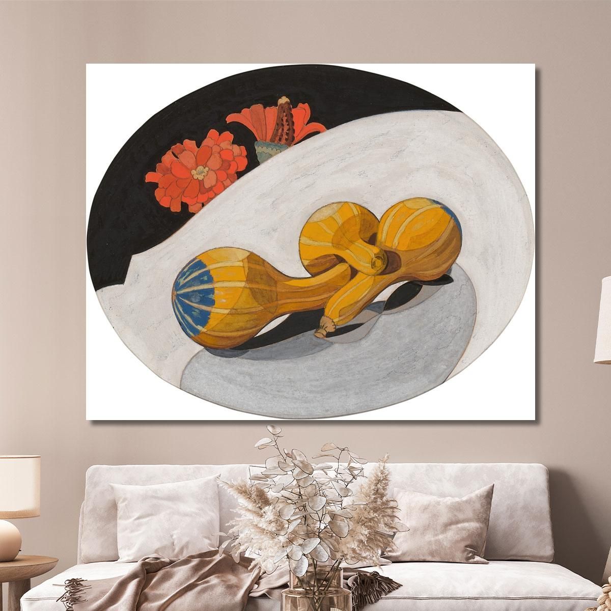 Squash And Zinnias Charles Demuth cdm47 canvas print 